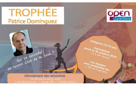 Trophée  Jeune Patrice Dominguez